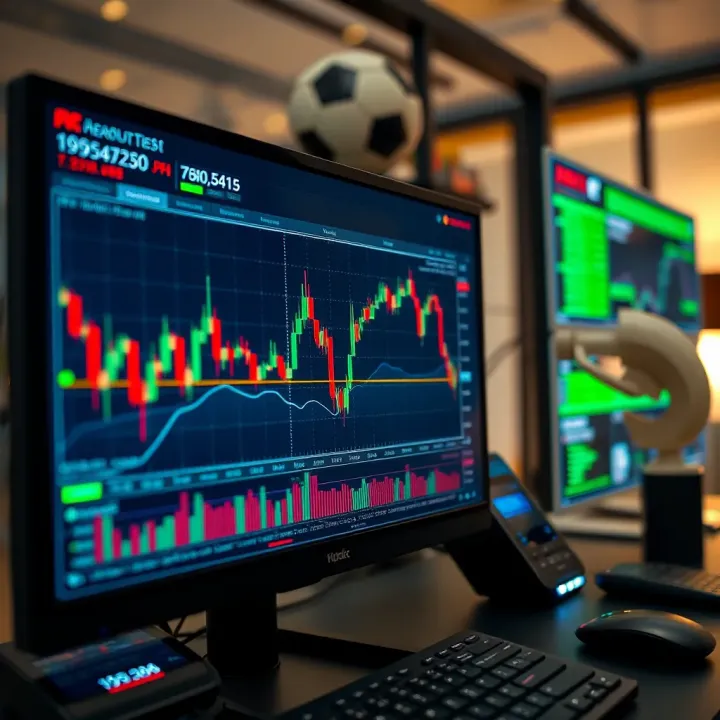 Advanced Trading Platforms for Efficient Day Trading Trading platform interface displaying real-time stock charts and market data