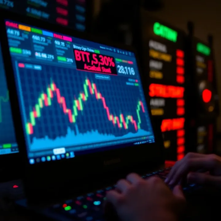 Visual representation of common strategies and risk management techniques in binary options