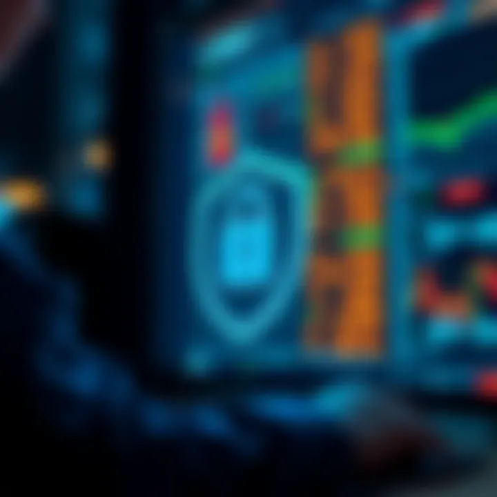 Illustration of secure financial transactions highlighting data protection and user trust