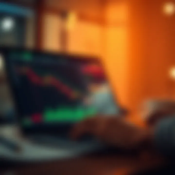 Risk Management Strategies in Binary Options Trading Conceptual illustration of risk management and decision-making in binary options trading