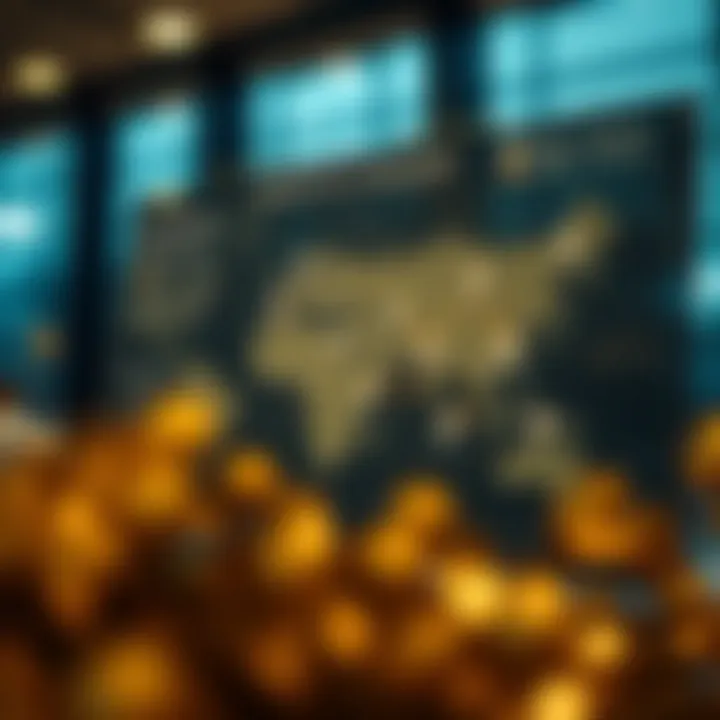 Diagram showing competitive landscape with key market players and strategic positioning