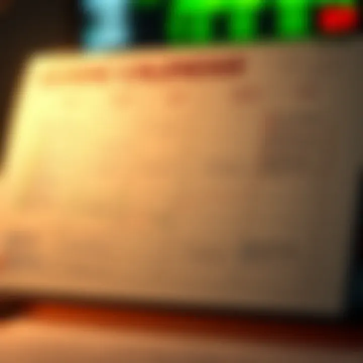 Calendar displaying highlighted economic events and key market indicators