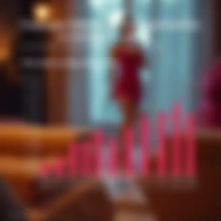 Graph showing consumer behavior and market opportunities within the intimate fashion industry