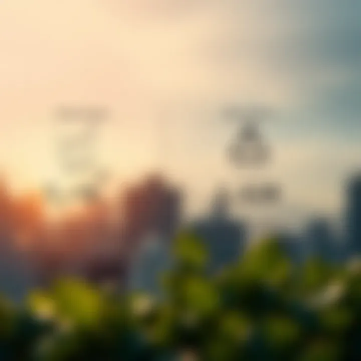 Illustration showing advantages and risks of copy trading with contrasting symbols of growth and caution