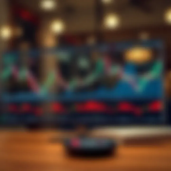 Visual representation of copy trading concept with connected financial graphs and automated trade replication