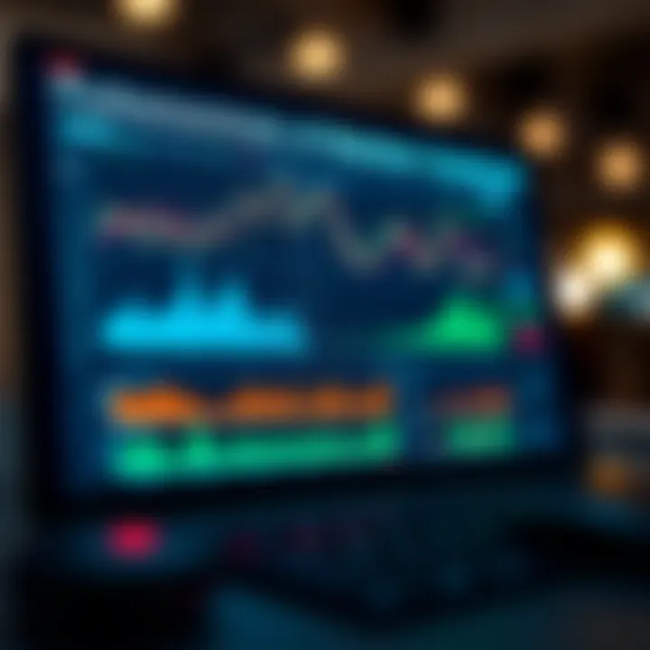 Market analysis concepts and strategic decision making illustrated with graphs and data charts