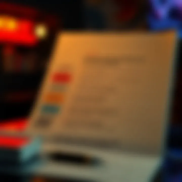 Checklist highlighting key risks and reliable platforms for binary options learning