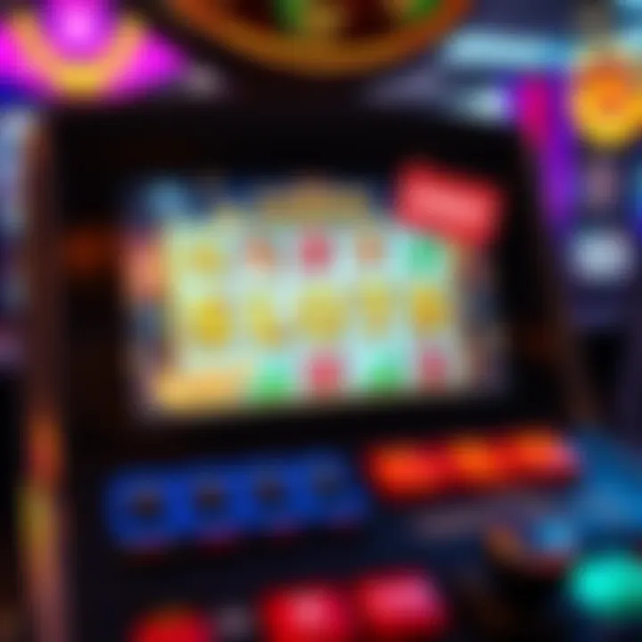 Online casino slot machine interface showing demo play mode with virtual coins