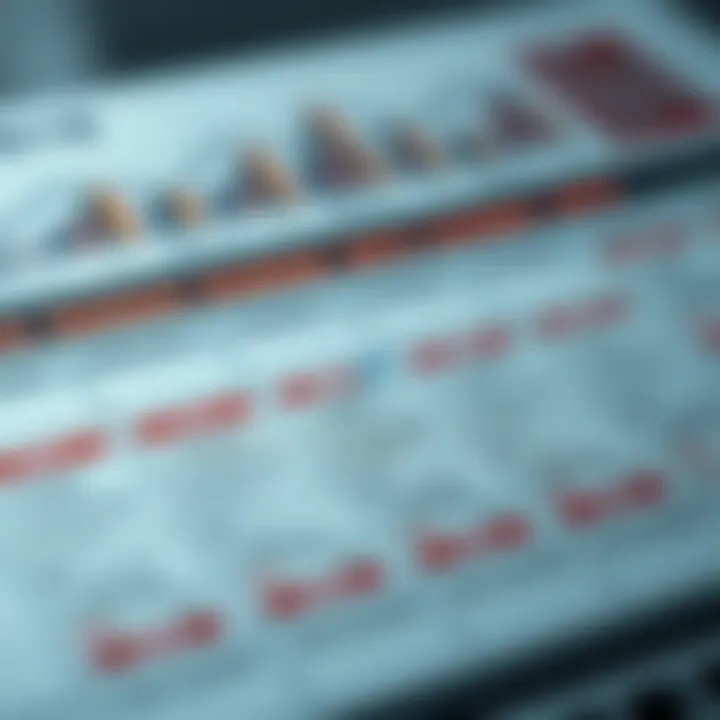 Overview of Key Economic Events and Dates Calendar with marked important economic events and dates