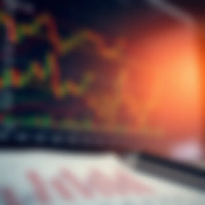Graph displaying various financial market trends and indicators to aid investment decisions