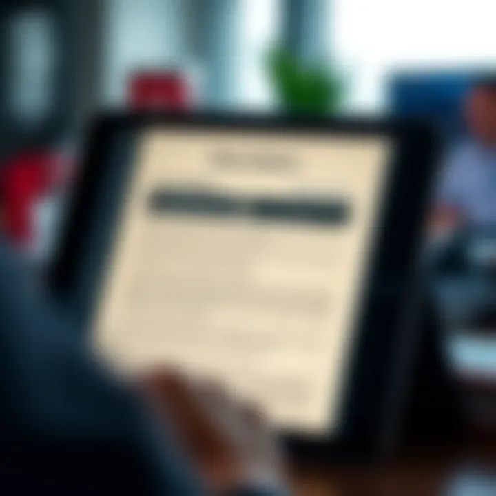 Digital device showing free PDF resources and educational content about binary options