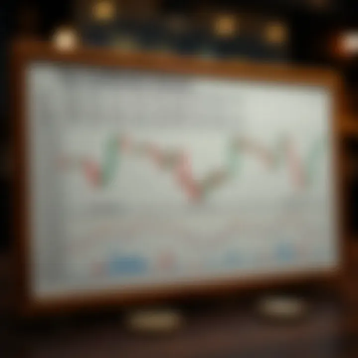 Visual representation of various candlestick patterns used in financial market analysis