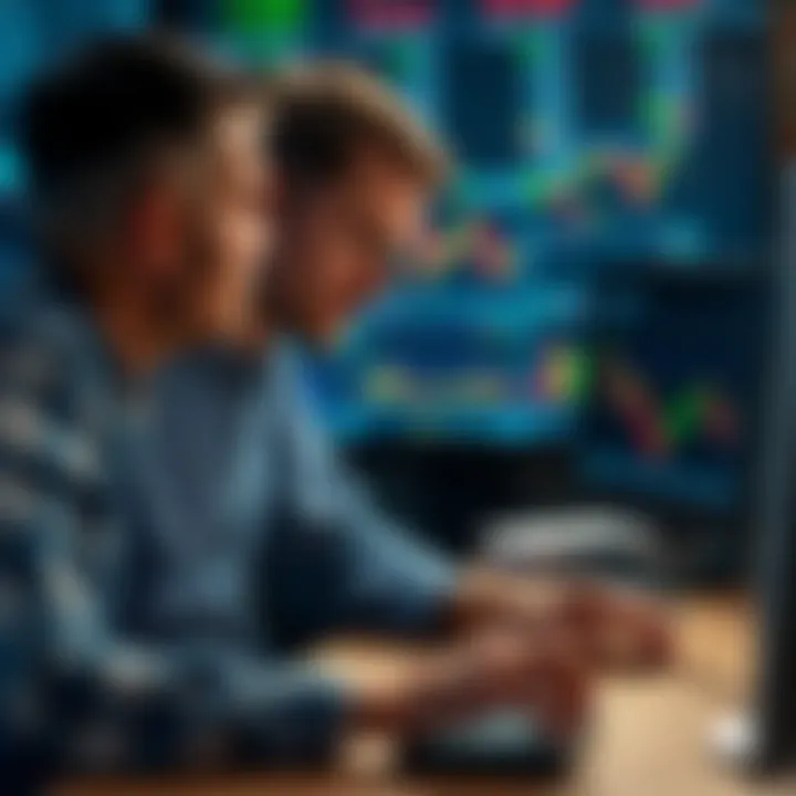 Trader analyzing economic data and charts to make informed decisions in the Forex market