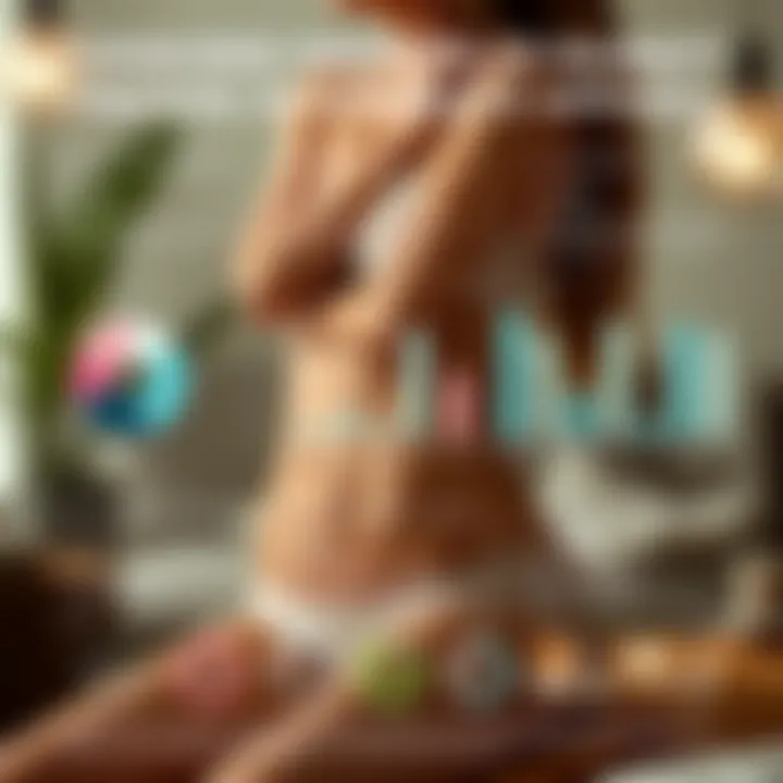 Detailed infographic showing consumer profiles and key trends in the intimate apparel market