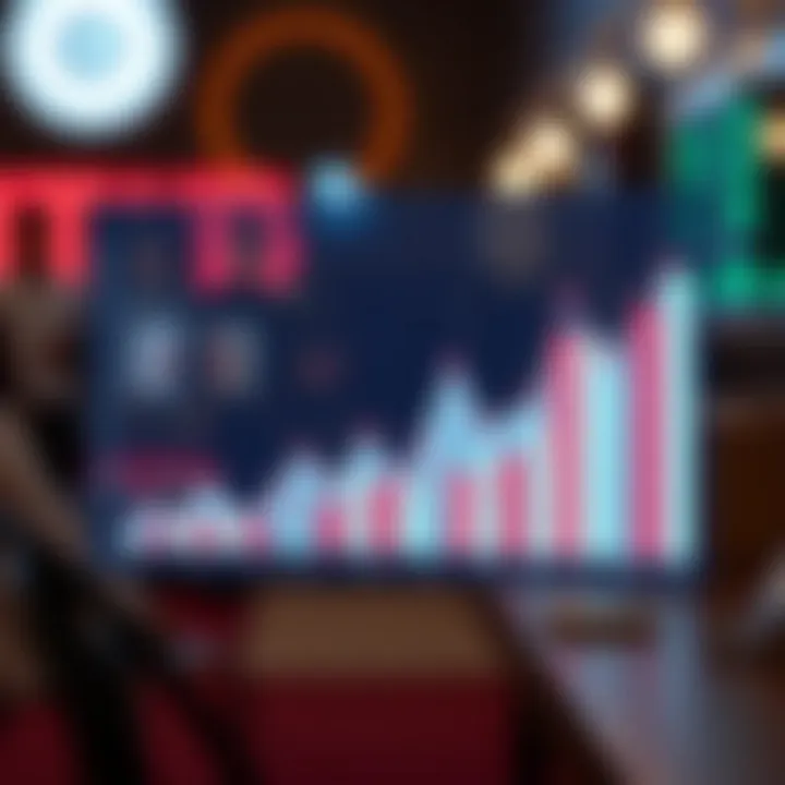 Graph showing market trends and consumer behavior analysis