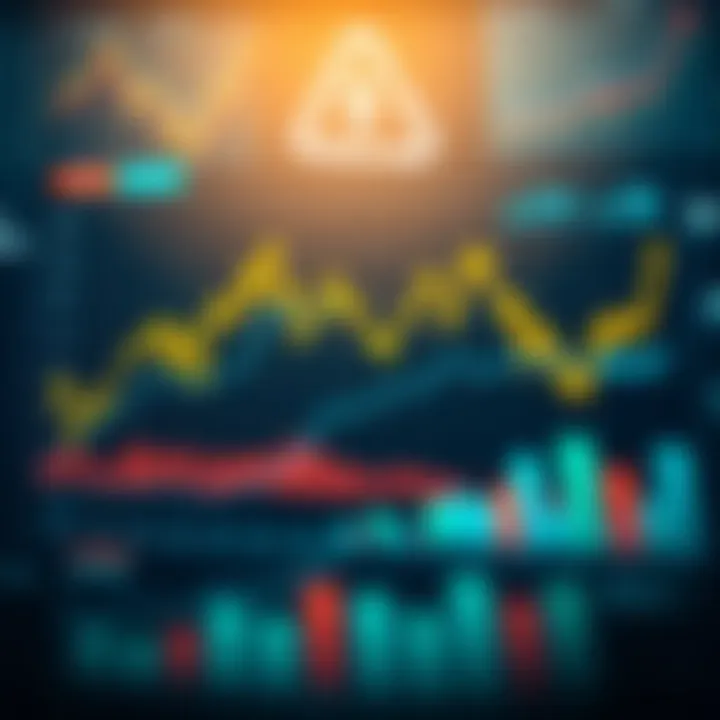 Graph showing market trends and data analysis for business strategy