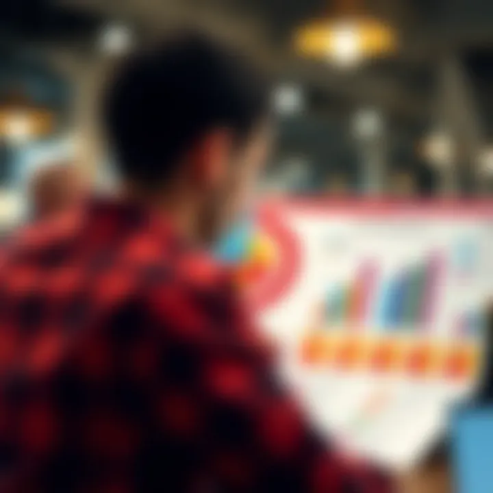 Chart showing market segmentation and target audience analysis for business planning