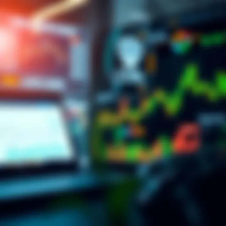 Tools and methods used for comprehensive market data evaluation shown with digital interfaces