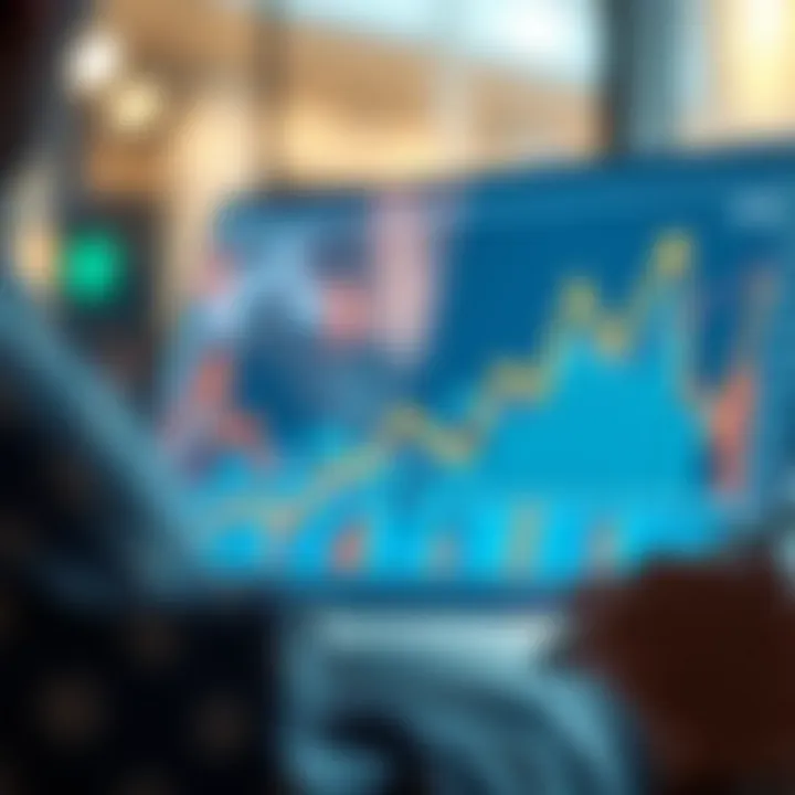 Graph showing market trends and consumer behavior insights