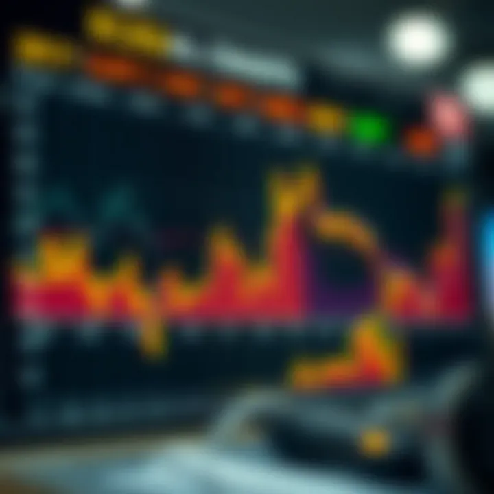 Graph depicting the impact of economic events on global and national markets during the year