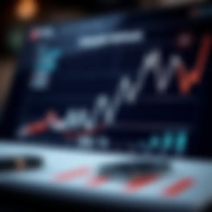 Graph displaying market trends and consumer behavior analysis