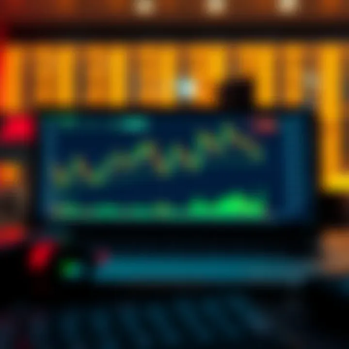 Graph showing optimization results of trading strategies for automated binary options robot