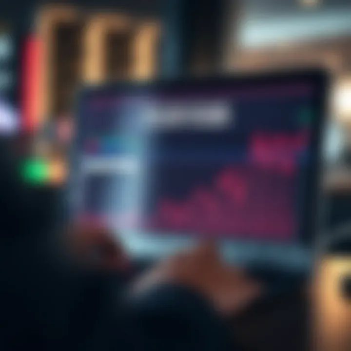 Graph illustrating paid traffic strategies applied to binary options trading platforms