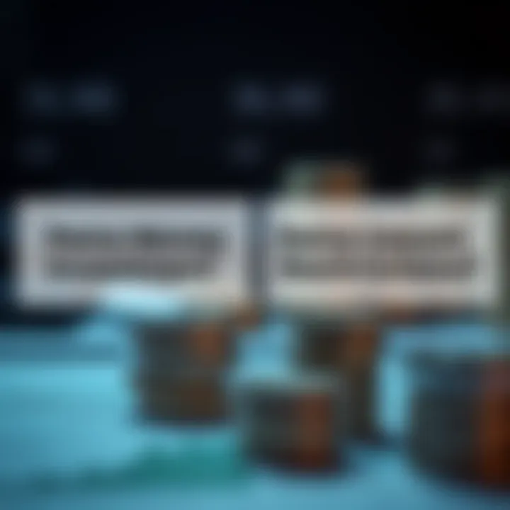 Conceptual graphic of real money investment options contrasting with demo account limitations