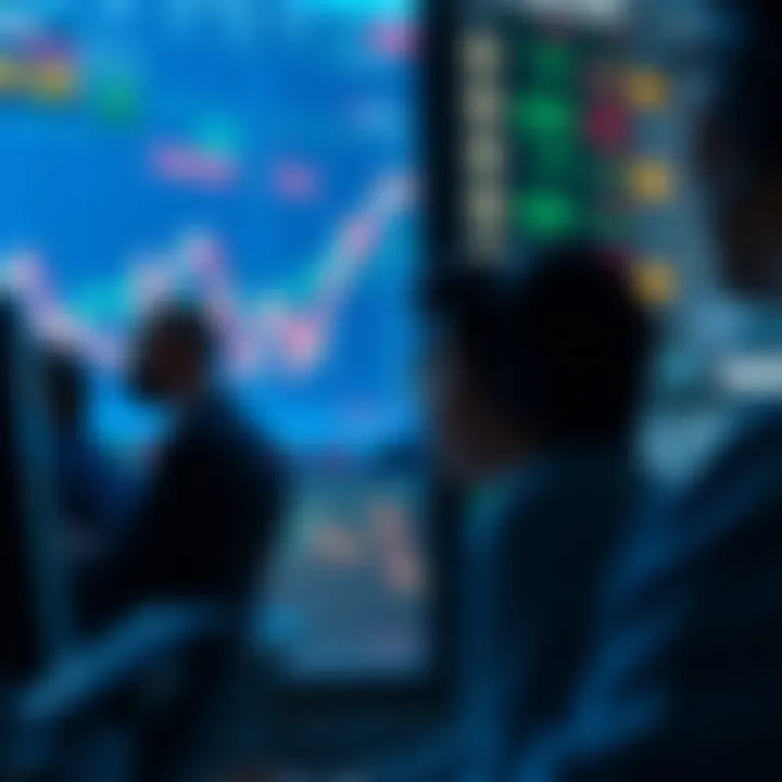 Financial Market Regulation and Oversight Illustration of regulatory agencies monitoring financial markets and ensuring compliance