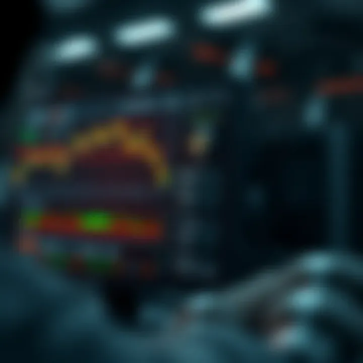 Secure digital interface with charts and settings for binary options robot configuration