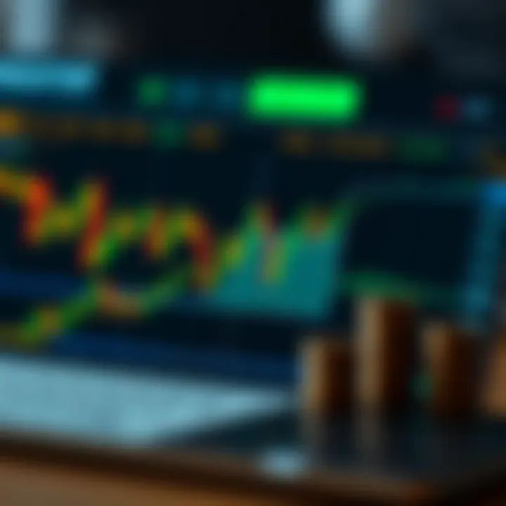 Graph showing strategy development and risk management in binary options trading