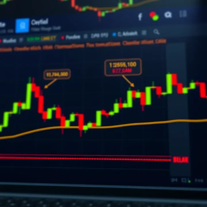 Visual representation of common candlestick formations illustrating market trend signals
