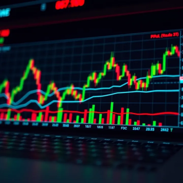 Binary Options Trading Strategies and Market Trends Graph showing binary options trading strategies with dynamic market trends