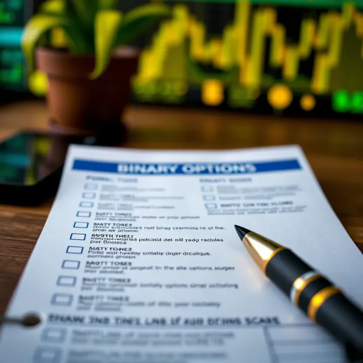 Identifying Reliable Binary Options Courses and Fraud Prevention Checklist highlighting key factors to identify trustworthy binary options courses and avoid scams