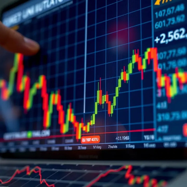 Currency Fluctuations Influenced by Economic Indicators in Forex Trading Graph showcasing currency fluctuations influenced by economic indicators in forex trading