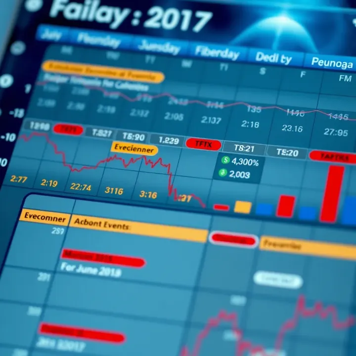 Comprehensive View of the Economic Calendar and Major Financial Events Financial calendar overview highlighting key economic events and their scheduled dates