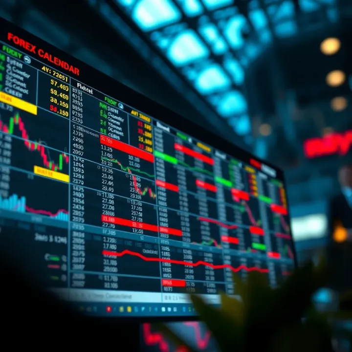 Detailed Overview of Forex Economic Calendar and Currency Events Forex economic calendar highlighting key currency impact events