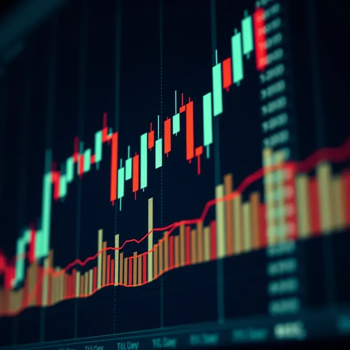 Candlestick Patterns in Binary Options Trading Detailed candlestick chart showing bullish and bearish patterns for binary options trading