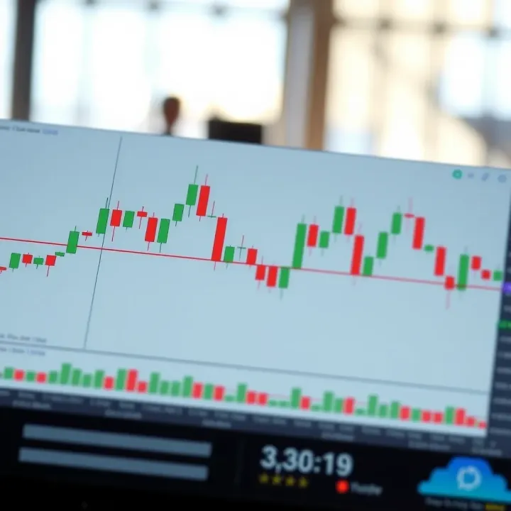 Price Action Strategy Depicting Breakout and Reversal Signals Graph showing price action strategy with breakout and reversal signals on a clean trading chart