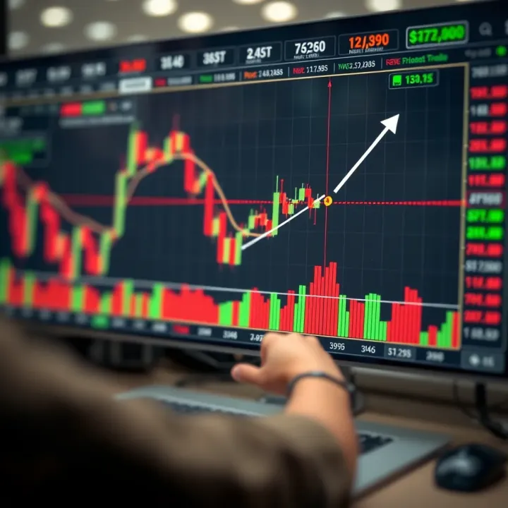 Price Movement Analysis Without Indicators Diagram illustrating the movement of price without technical indicators