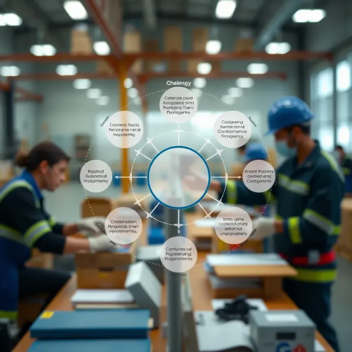 Challenges and Opportunities in the Ready Labor Sector Conceptual diagram showing challenges and opportunities within the ready labor sector