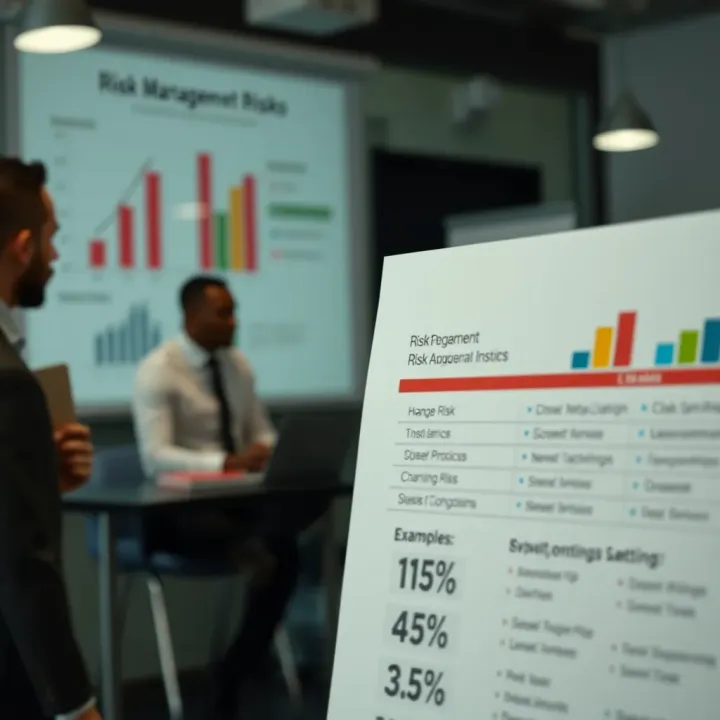 Practical Applications of Risk Management in Organizations Chart showing practical applications of risk management in organizational settings with examples of evaluating and controlling risks