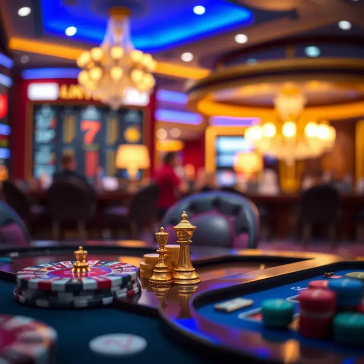 Conceptual graphic showing risks and regulations in binary options and casino gambling
